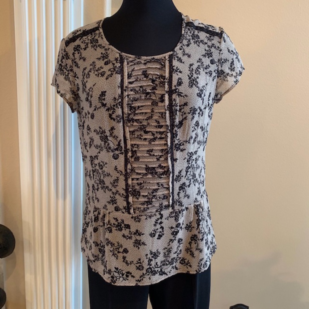 Hinge -Vintage Peplum Blouse